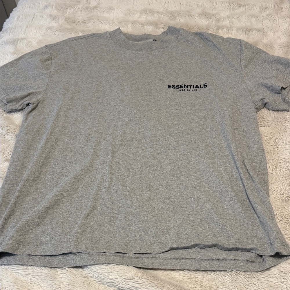 Essentials Heather Gray Short Sleeve Tee